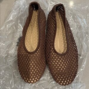 Coconuts by Matisse Brown Mesh Flats